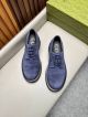 Gucci Man Blue Calfskin Business Leather Shoes 042881 (4)_th.jpg